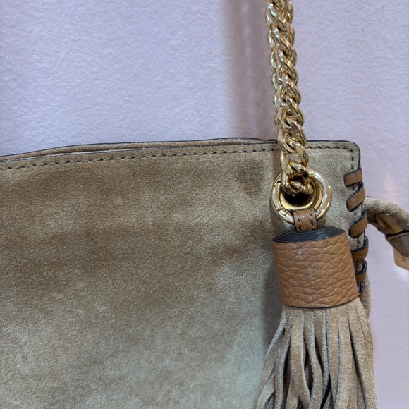 MICHAEL KORS WOMEN'S SUEDE HANDBAG - Picture 4 of 12